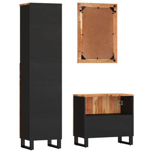vidaXL Ensemble de meubles de salle de bain 3 pcs Bois d'acacia massif