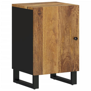 vidaXL 4-Piece Solid Mango Wood Bathroom Furniture Set