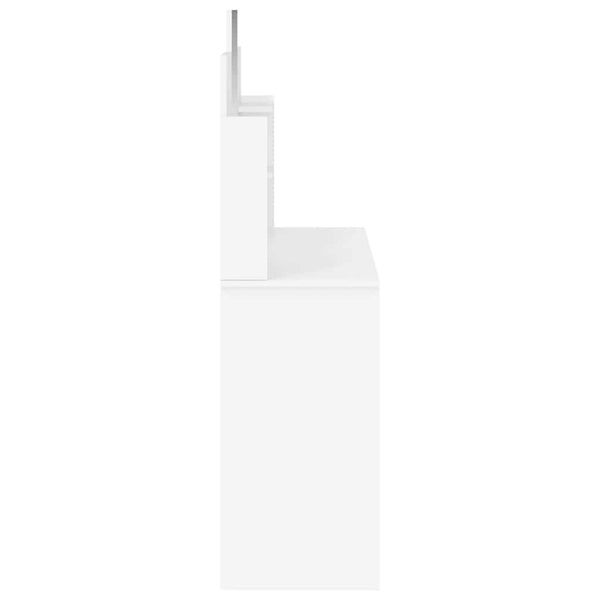 Schminktisch mit Spiegel, Weiß, 96 cm
