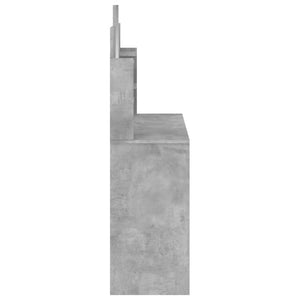 Schminktisch mit Spiegel Betongrau 96 cm