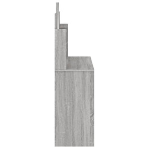 Schminktisch mit Spiegel Grau Sonoma 96 cm