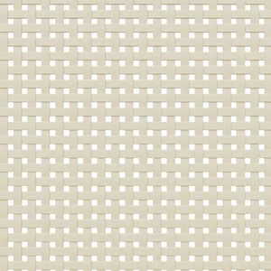 Bücherschrank SENJA Weiß Kiefer Rattan-Look