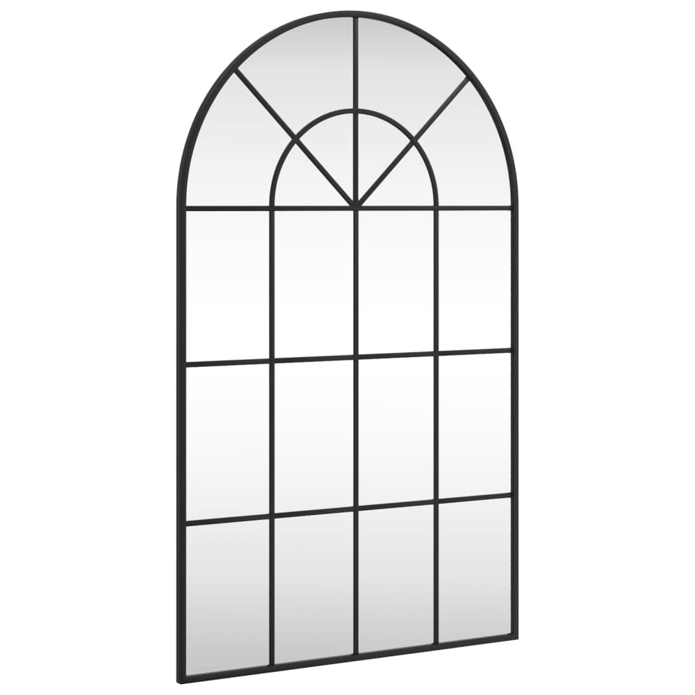 Wandspiegel Schwarz 60x100 cm Eisen