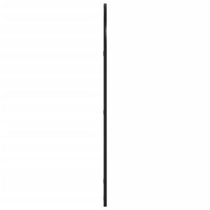 Wandspiegel Schwarz 60x100 cm Eisen