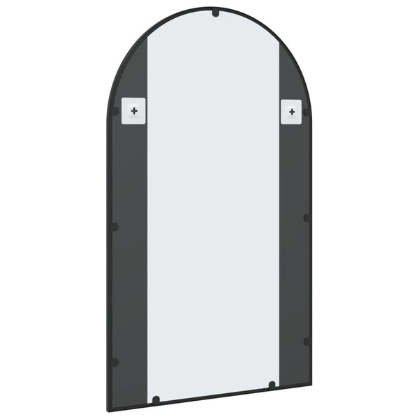 Wandspiegel Schwarz 60x100 cm Eisen