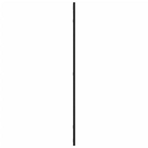 Schwarzer Wandspiegel 50x100 cm