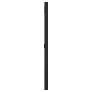 Quadratischer Wandspiegel Schwarz 40x40 cm