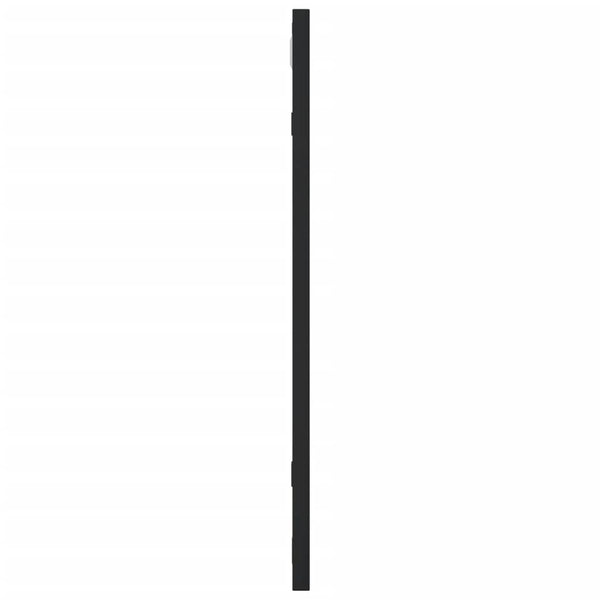 Quadratischer Wandspiegel Schwarz 50x50 cm