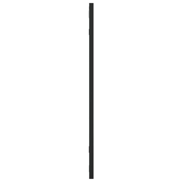Quadratischer Wandspiegel Schwarz 60x60 cm