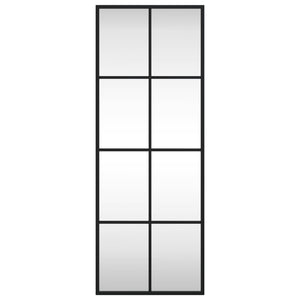 Rechteckiger Wandspiegel Schwarz 30x80 cm