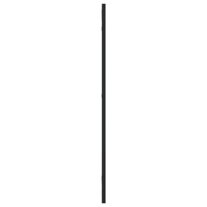 Rechteckiger Wandspiegel Schwarz 30x80 cm