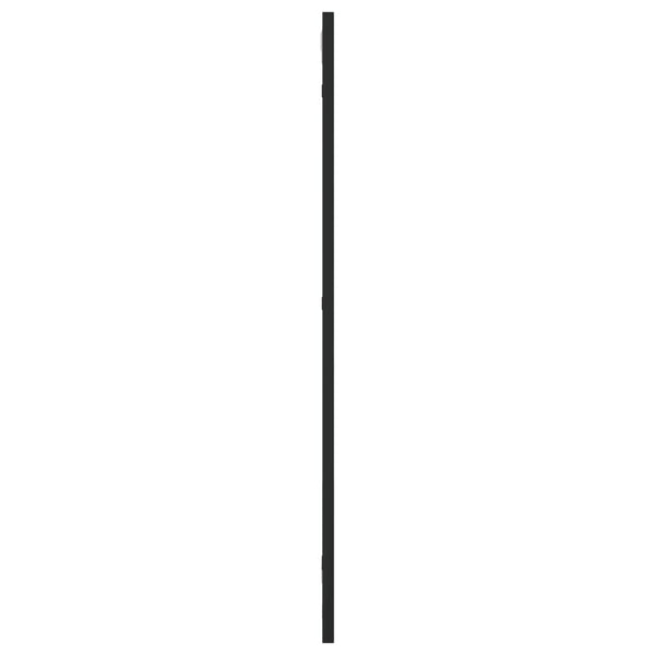 Rechteckiger Wandspiegel Schwarz 30x80 cm