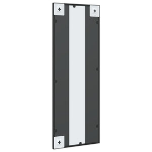 Rechteckiger Wandspiegel Schwarz 30x80 cm