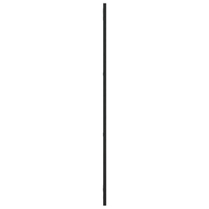 Schwarzer Wandspiegel 30x100 cm Rechteckig