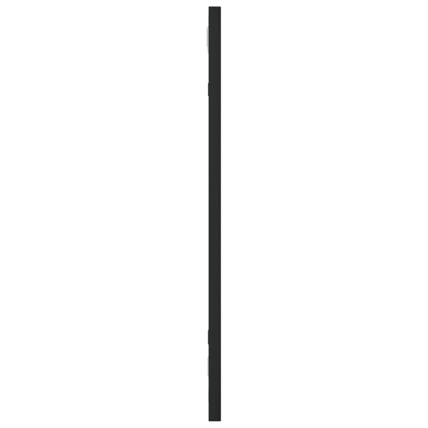 Schwarzer Wandspiegel 20x50 cm Rechteckig