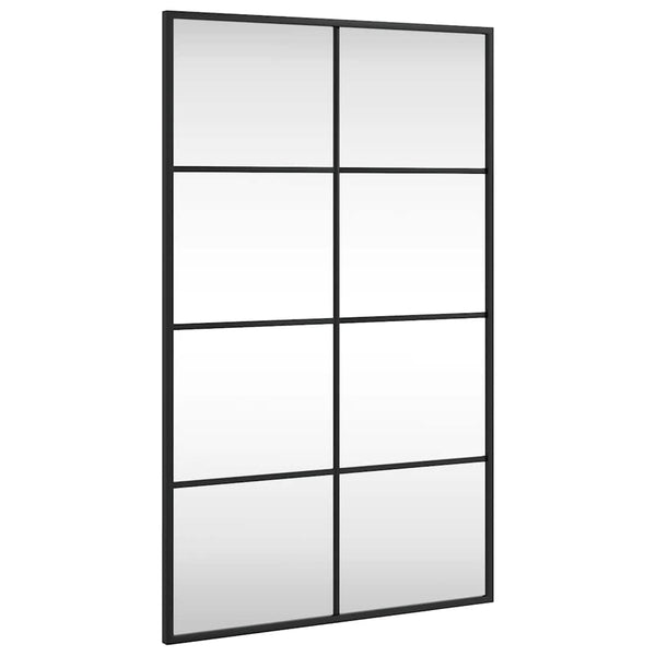 Wandspiegel Schwarz 50x80 cm Rechteckig