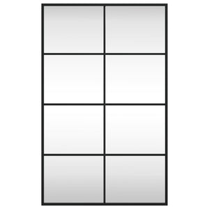 Wandspiegel Schwarz 50x80 cm Rechteckig