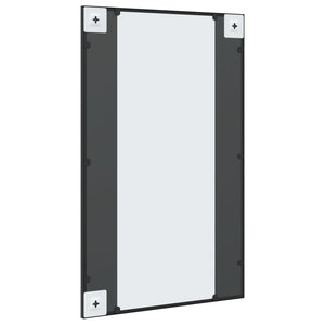 Wandspiegel Schwarz 50x80 cm Rechteckig
