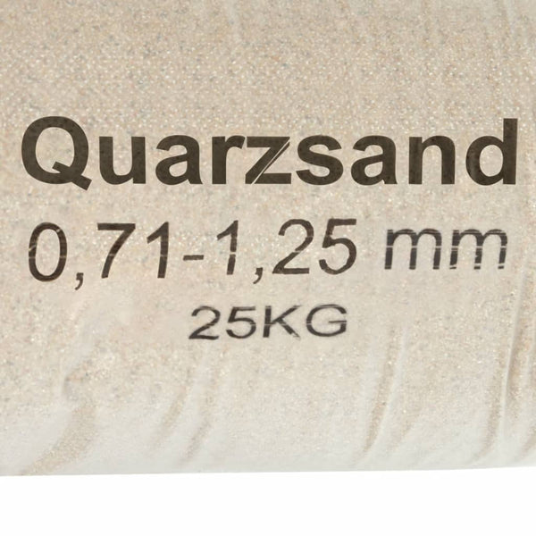 Pool Filter Sand 0.71-1.25mm - 25kg