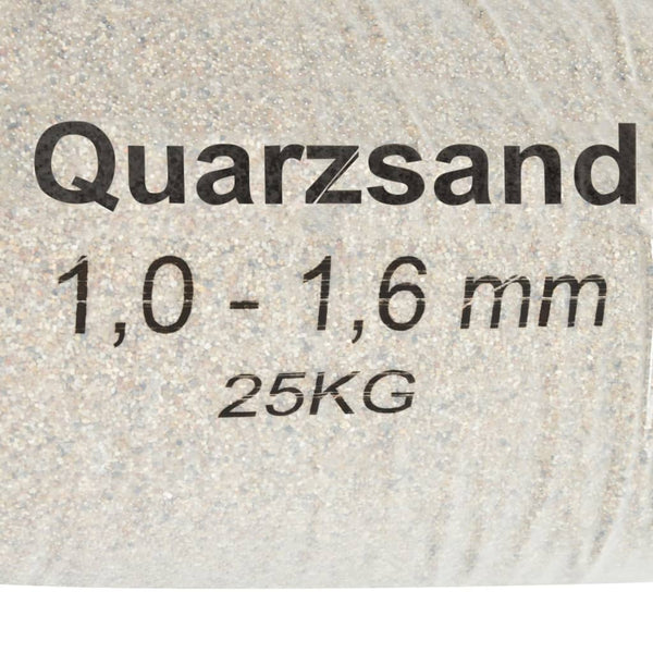 Filtersand 25 kg, 1.0-1.6 mm