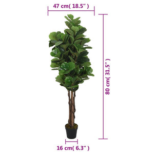Künstlicher Feigenbaum, 80cm, 96 Blätter