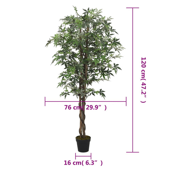 Künstlicher Ahornbaum Grün, 120cm