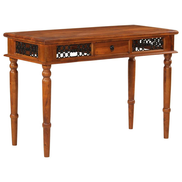 Akazie Schreibtisch mit Schublade, 110 cm