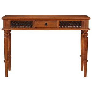 Akazie Schreibtisch mit Schublade, 110 cm