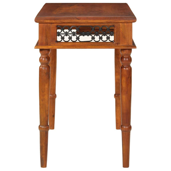 Akazie Schreibtisch mit Schublade, 110 cm