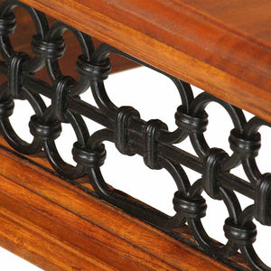 Akazie Schreibtisch mit Schublade, 110 cm