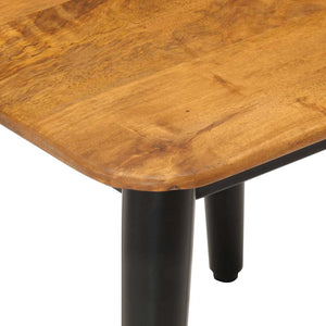 Couchtisch Mango Massivholz 45x45 cm