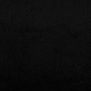 vidaXL Canapé à 3 places Noir 180 cm Tissu en microfibre