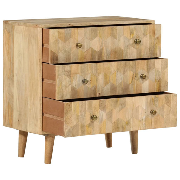 Mango Massivholz Schubladenschrank 70 cm