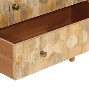 Mango Massivholz Schubladenschrank 70 cm