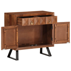 Honigbrauner Schubladenschrank Akazie Massivholz 70 cm