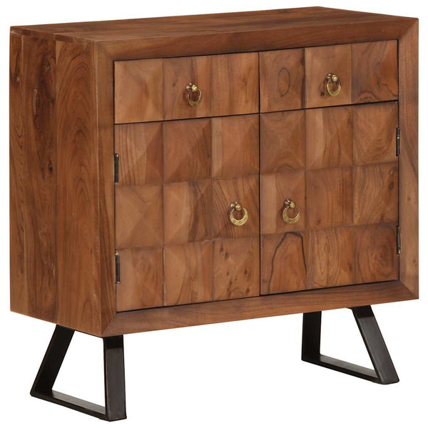 Honigbrauner Schubladenschrank Akazie Massivholz 70 cm