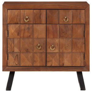 Honigbrauner Schubladenschrank Akazie Massivholz 70 cm