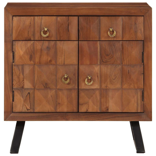 Honigbrauner Schubladenschrank Akazie Massivholz 70 cm
