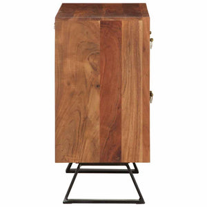 Honigbrauner Schubladenschrank Akazie Massivholz 70 cm
