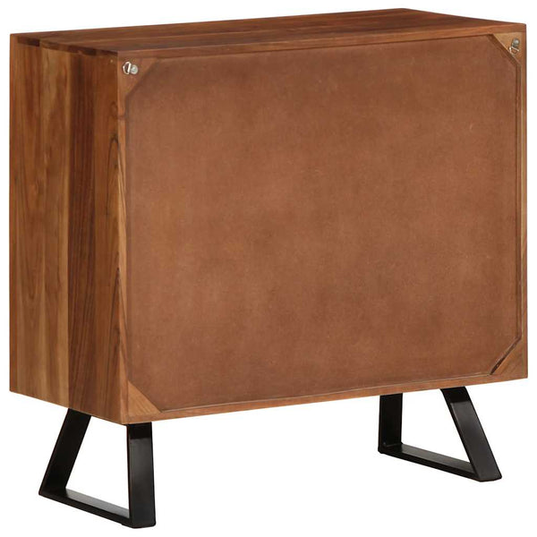 Honigbrauner Schubladenschrank Akazie Massivholz 70 cm