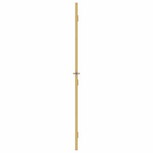 Innentür Schlank Golden 83x201,5 cm Hartglas und Aluminium