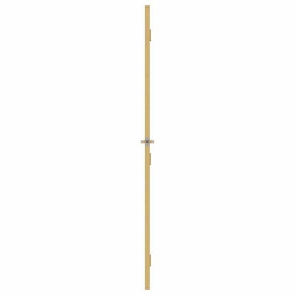 Innentür Schlank Golden 83x201,5 cm Hartglas und Aluminium