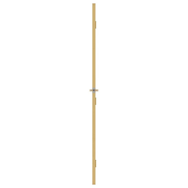 Innentür Schlank Golden 102,5x201,5 cm Hartglas und Aluminium