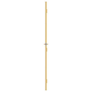 Innentür Schlank Golden 83x201,5 cm Hartglas und Aluminium