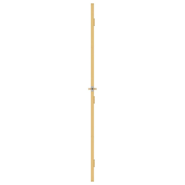 Innentür Schlank Golden 83x201,5 cm Hartglas und Aluminium