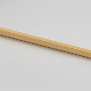 Innentür Schlank Golden 93x201,5 cm Hartglas und Aluminium
