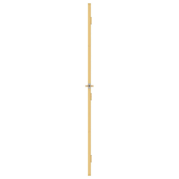 Innentür Schlank Golden 83x201,5 cm Hartglas und Aluminium