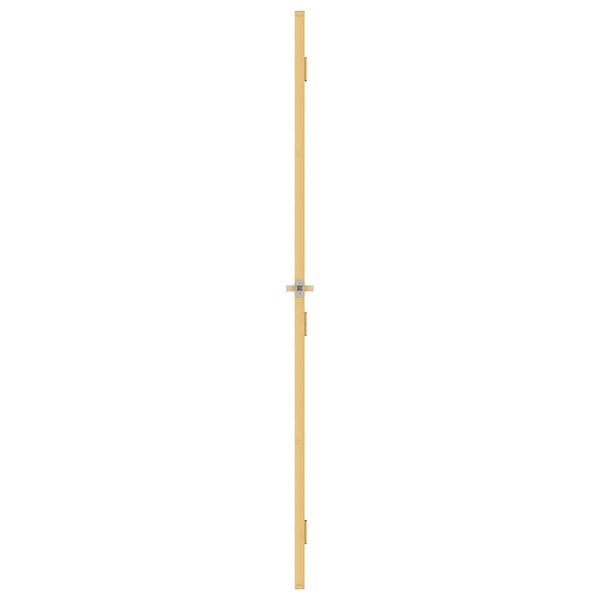 Innentür Schlank Golden 102,5x201,5 cm Hartglas und Aluminium