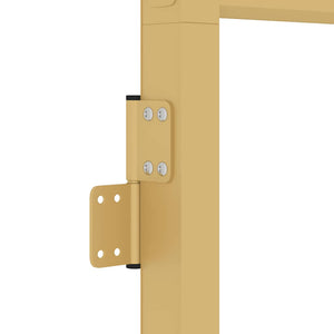 Innentür Schlank Golden 102,5x201,5 cm Hartglas und Aluminium
