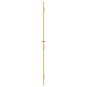 Innentür Schlank Golden 83x201,5 cm Hartglas und Aluminium